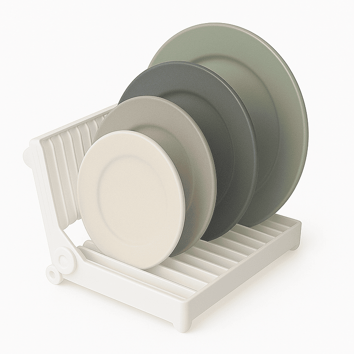 Secaplatos organizador plegable plástico 1