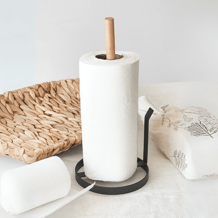 Porta Rollo De Cocina Toalla Nova Madera 3