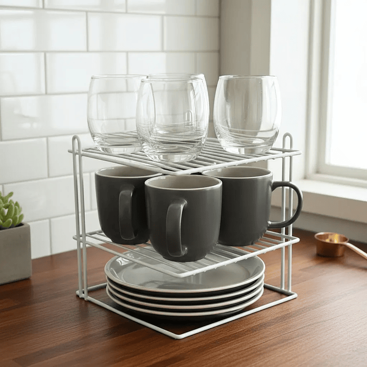 Repisa De Esquina Organizadora De Cocina 3 Niveles 2