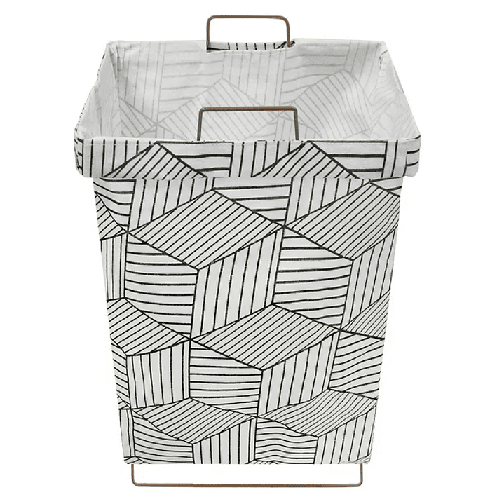 Cesta de ropa sucia base metal 2