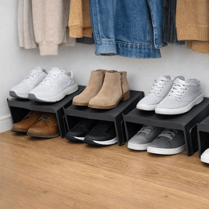 Pack 4 soportes organizadores de zapatos 2