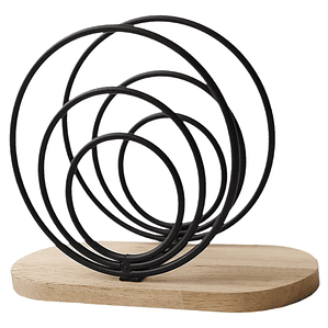 Servilletero Metal bambú Home