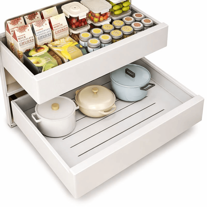 Organizador Bandeja Extraíble Deslizante Para Gabinete 1