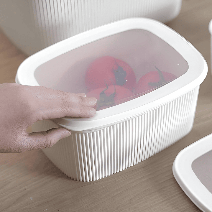 Set 3 tupper envases hermeticos para alimentos 2