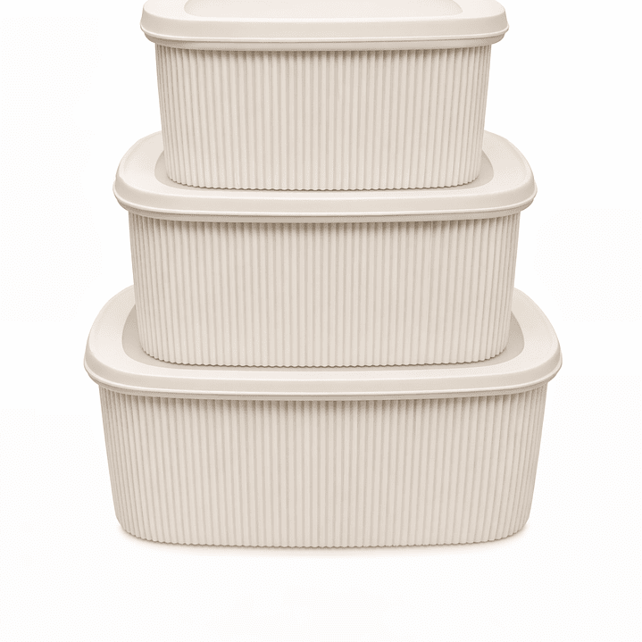 Set 3 tupper envases hermeticos para alimentos 1