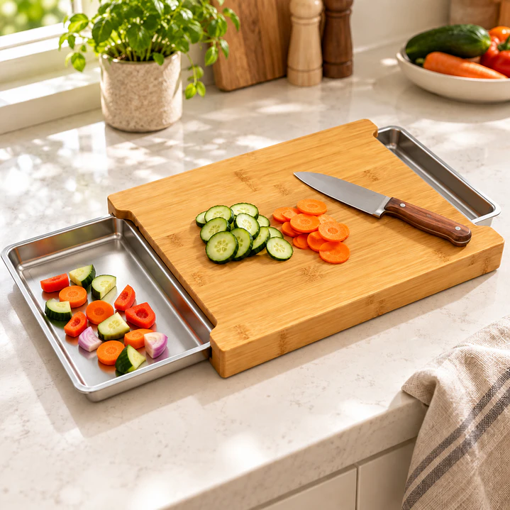 Tabla de cortar multifuncional cocina 3