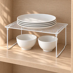Repisa Metálica Apilable Organizadora De Cocina