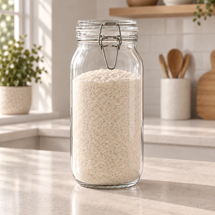 Frasco Vidrio Hermético Contenedor 2L 1