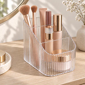 Organizador De Maquillaje Escritorio Acrílico