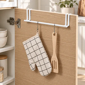 Soporte colgador para toallas y paños de cocina