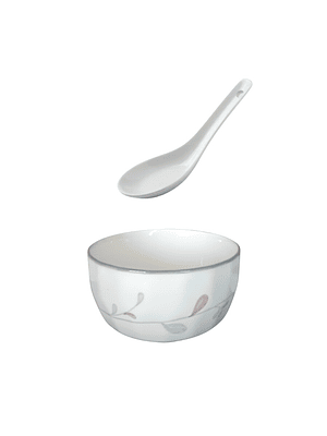 Bowl pétalos + Cuchara