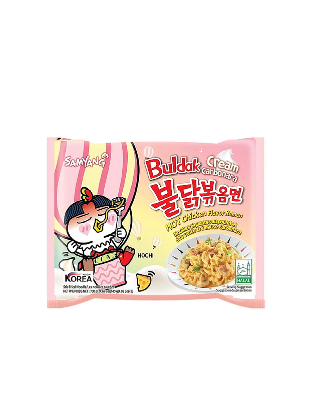 Buldak Cream Carbonara en bolsa 1