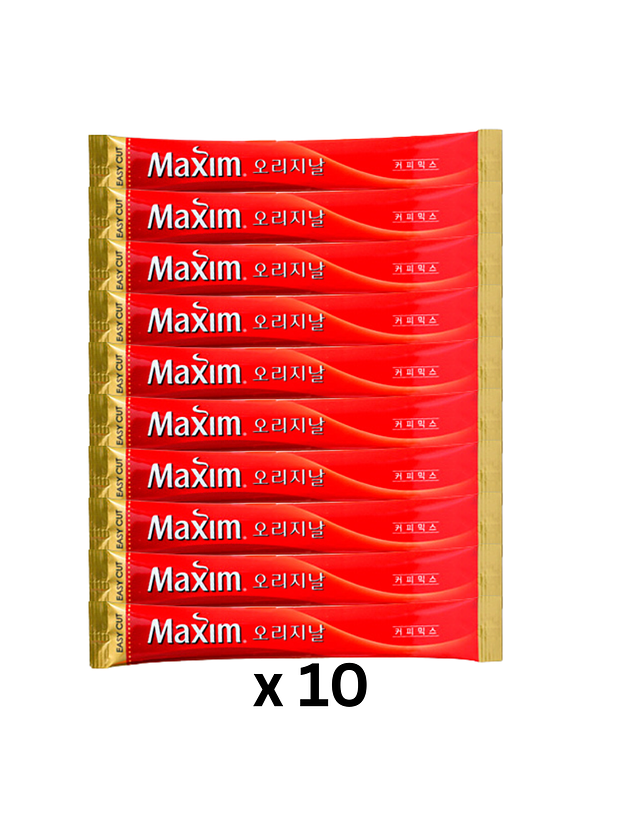 Pack 10 café maxim original 1