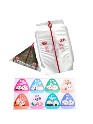 Envoltorio onigiri 40 un + sticker