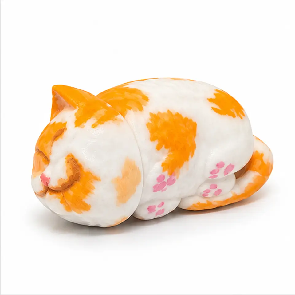 Mini Costurero Gatito Pintado a Mano – Kit de Costura 6