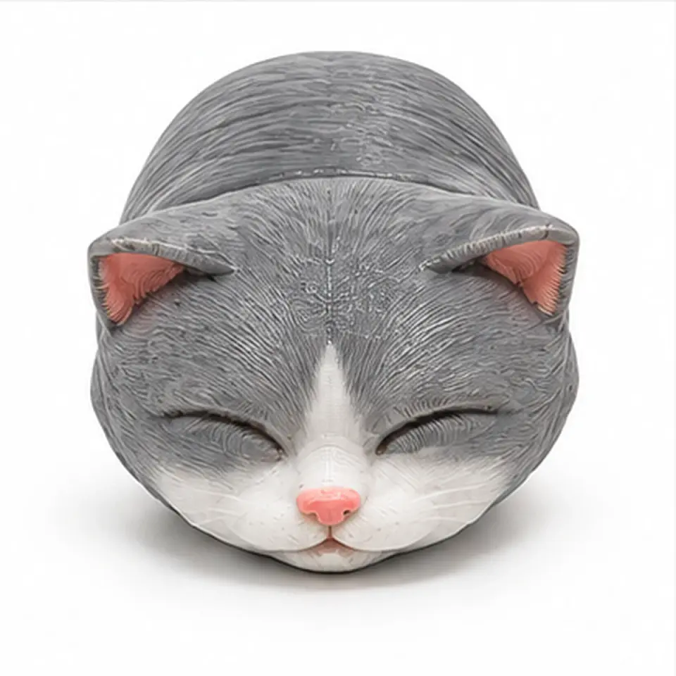 Mini Costurero Gatito Pintado a Mano – Kit de Costura 3
