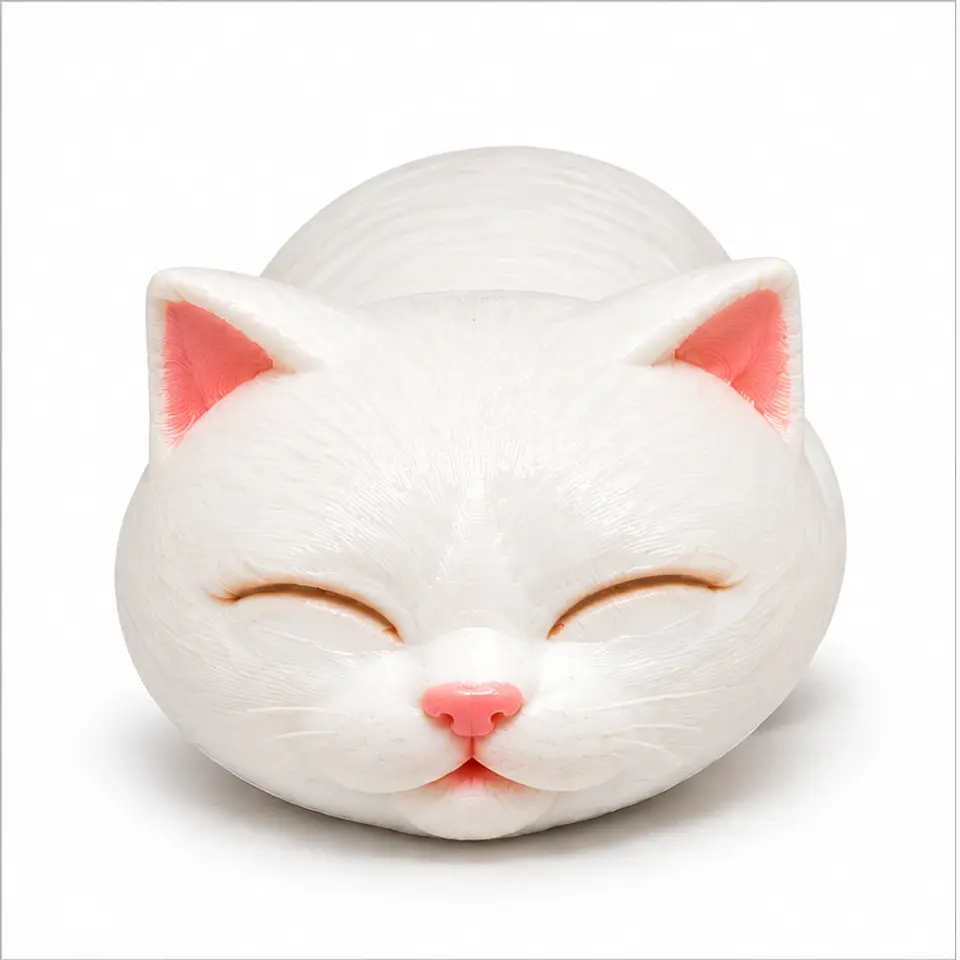 Mini Costurero Gatito Pintado a Mano – Kit de Costura 5