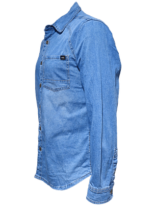 Camisa Mezclilla Manga Larga HCM110
