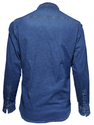 Camisa Mezclilla Manga Larga HCM111
