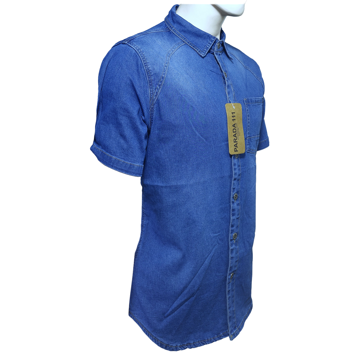 Camisa Mezclilla Manga Corta HCM10 4