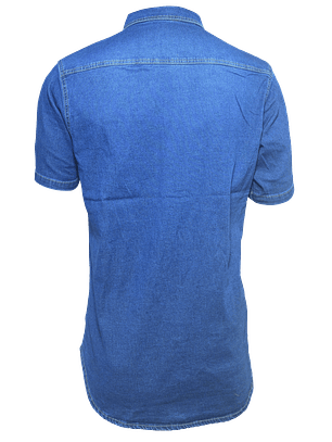 Camisa Mezclilla Manga Corta HCM10