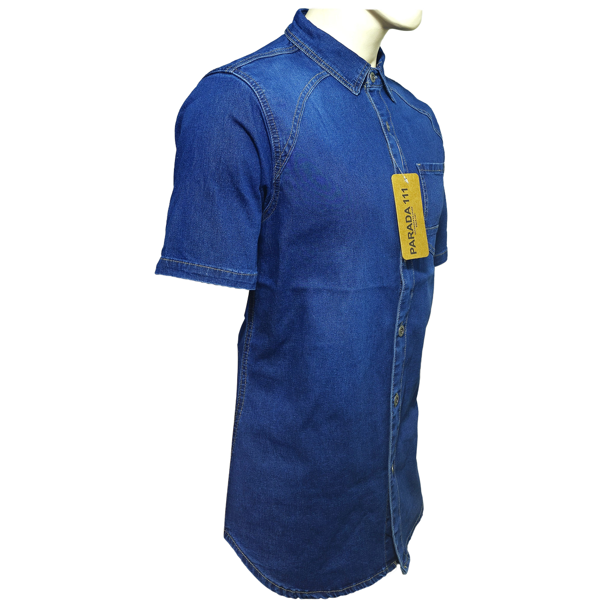 Camisa Mezclilla Manga Corta HCM11 3