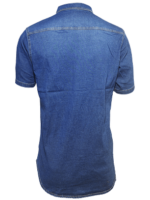 Camisa Mezclilla Manga Corta HCM11