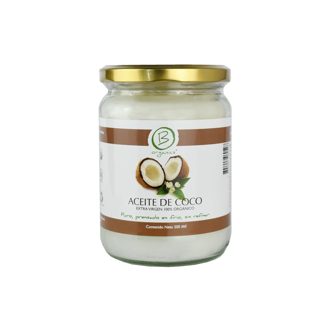 Aceite de Coco Organico con olor 500 ml be organic 1