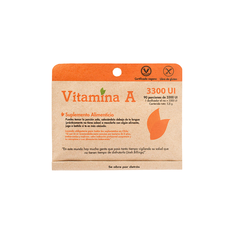 Vitamina A 90 porc Dulzura Natural 1