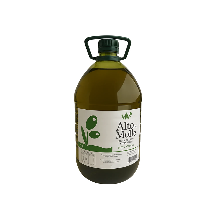 Aceite de Oliva 0,2 Acidez PET 5 Litros alto del molle 1