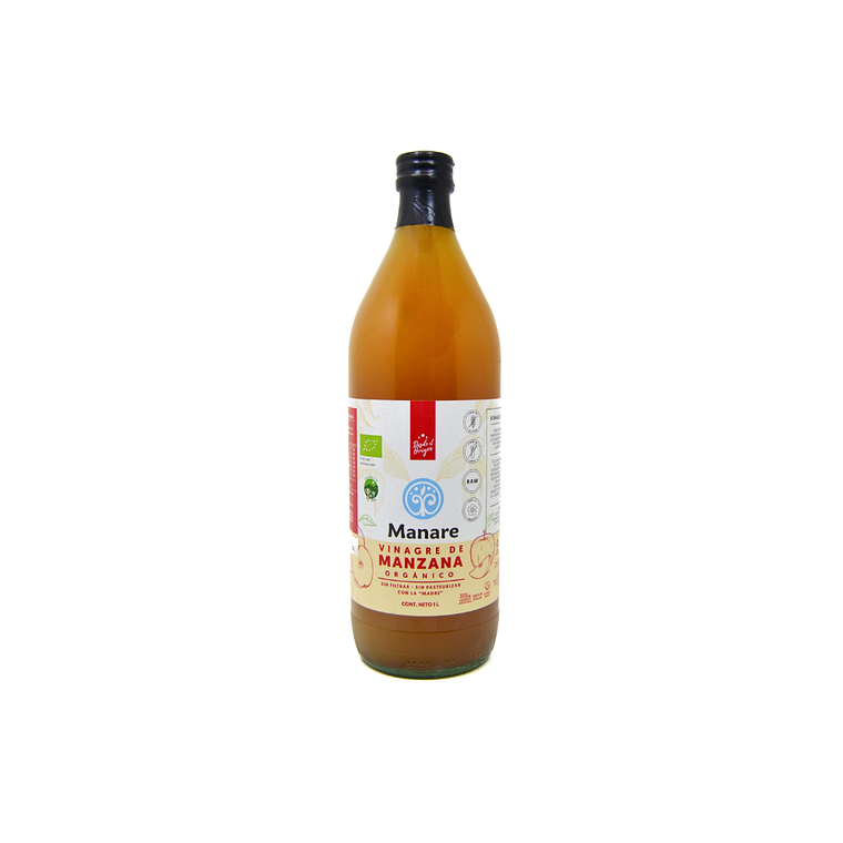 Vinagre de Manzana Organico Litro - Manare 1