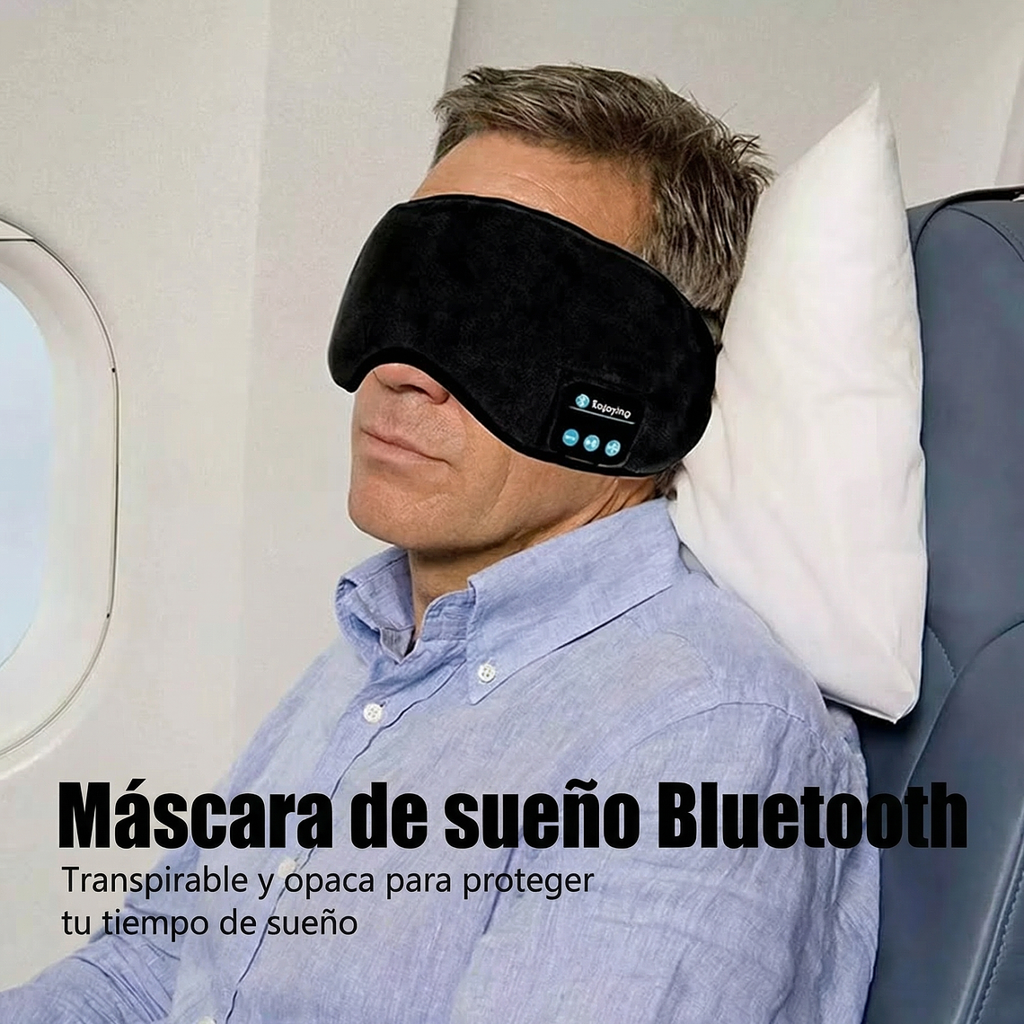 Antifaz Auricular Bluetooth para Dormir 3