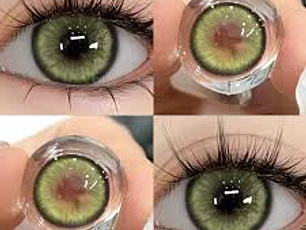 LENTES DE CONTACTO DE COLOR NATURALES !! VERDES