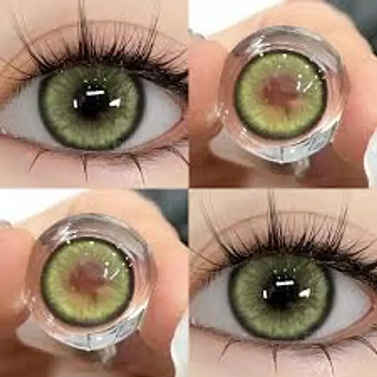 LENTES DE CONTACTO DE COLOR NATURALES !! VERDES 1