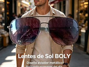 LENTE DE SOL AVIADOR POLARIZADO UNISEX