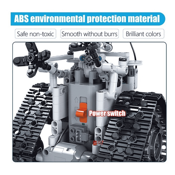 Robot Armable Kit 408 Piezas Eléctrico Con Mando - Ps 3