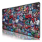 Mouse Pad Gamer Graffiti 80x30cms - Ps - Miniatura 1