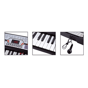 Teclado Electrónico Musical 54 Teclas + Micrófono - Ps
