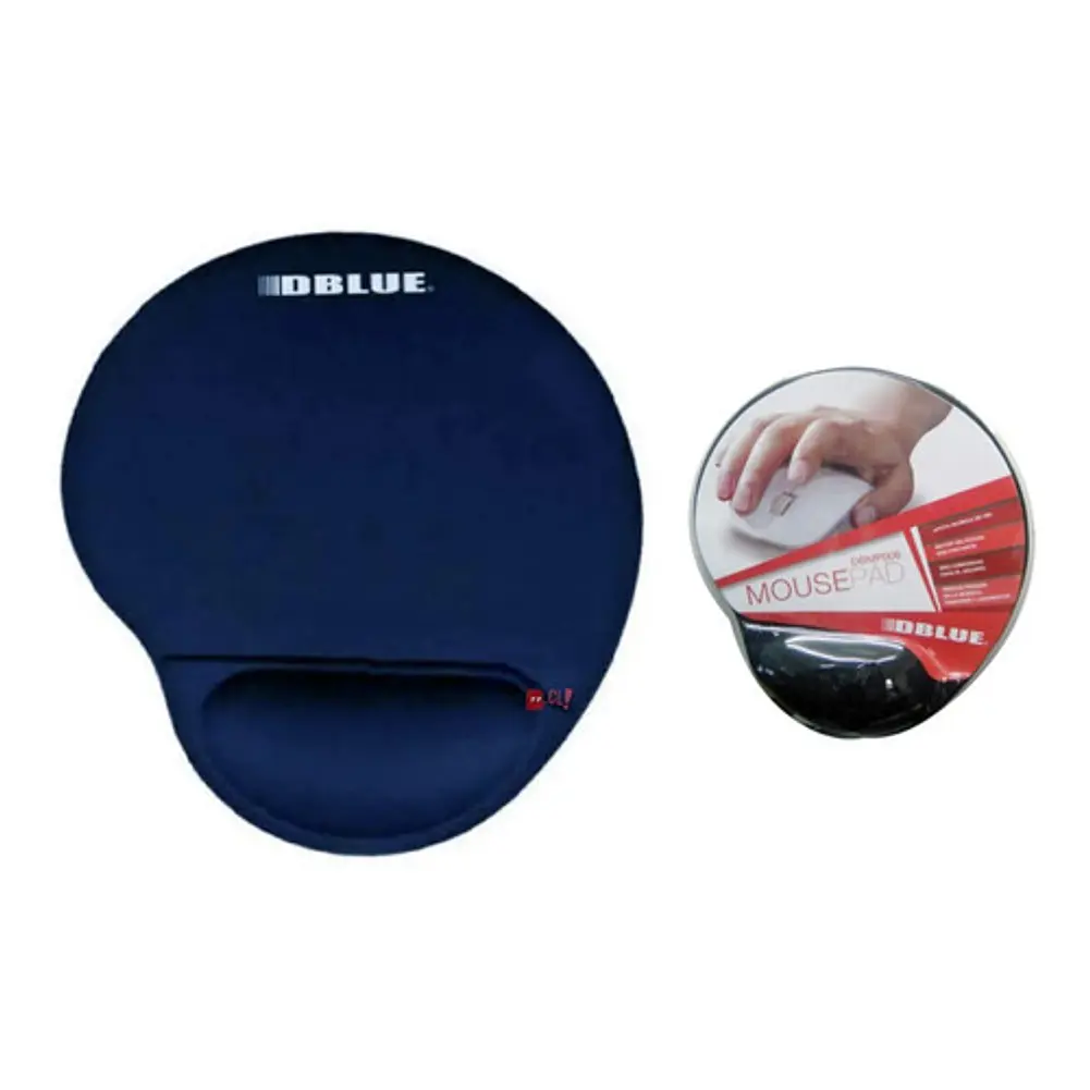 Mouse Pad Apoya Muñeca De Gel Azul - Ps 2