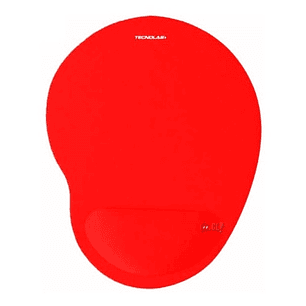 Mouse Pad Con Apoya Muñeca De Gel Rojo - Ps