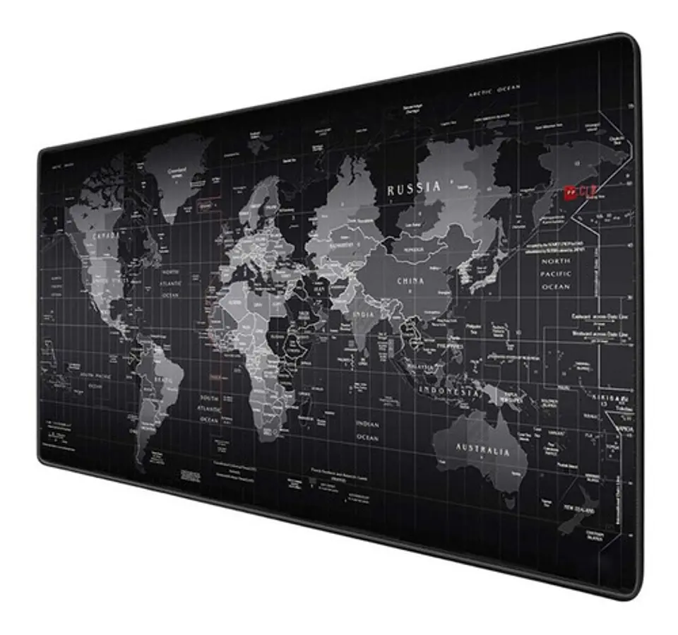 Mouse Pad Gamer Mapa Mundial 90x40cms - Ps 1