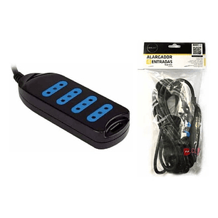 Alargador Eléctrico 5mts Certificado Negro - Ps