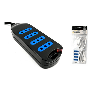 Alargador Eléctrico 3mts Certificado Negro - Ps