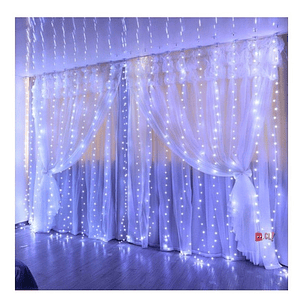 Guirnalda Cortina Luz Led 2mts Blanco Frio - Ps