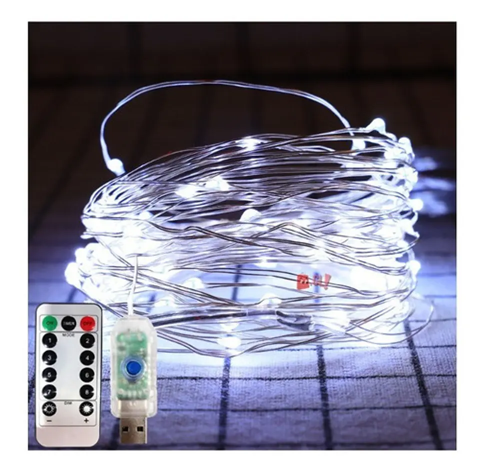 Guirnalda Cortina Luz Led 2mts Blanco Frio - Ps 3