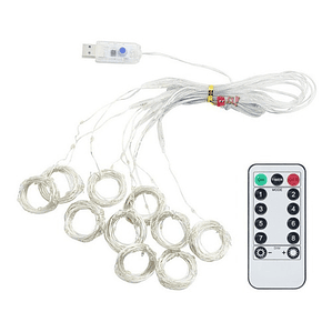 Guirnalda Cortina Luz Led 2mts Cálida Blanca - Ps