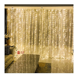 Guirnalda Cortina Luz Led 2mts Cálida Blanca - Ps