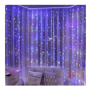 Guirnalda Cortina Luz Led 2mts Multicolor - Ps