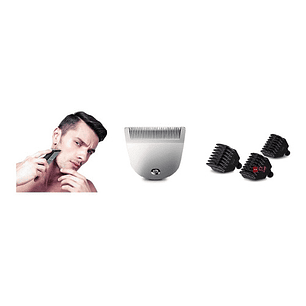 Máquina Corta Pelo Recargable Negro - Ps