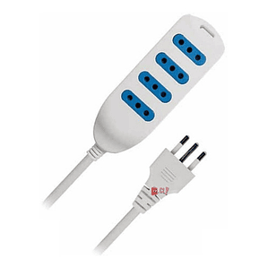 Alargador Eléctrico 5mts Certificado Blanco - Ps